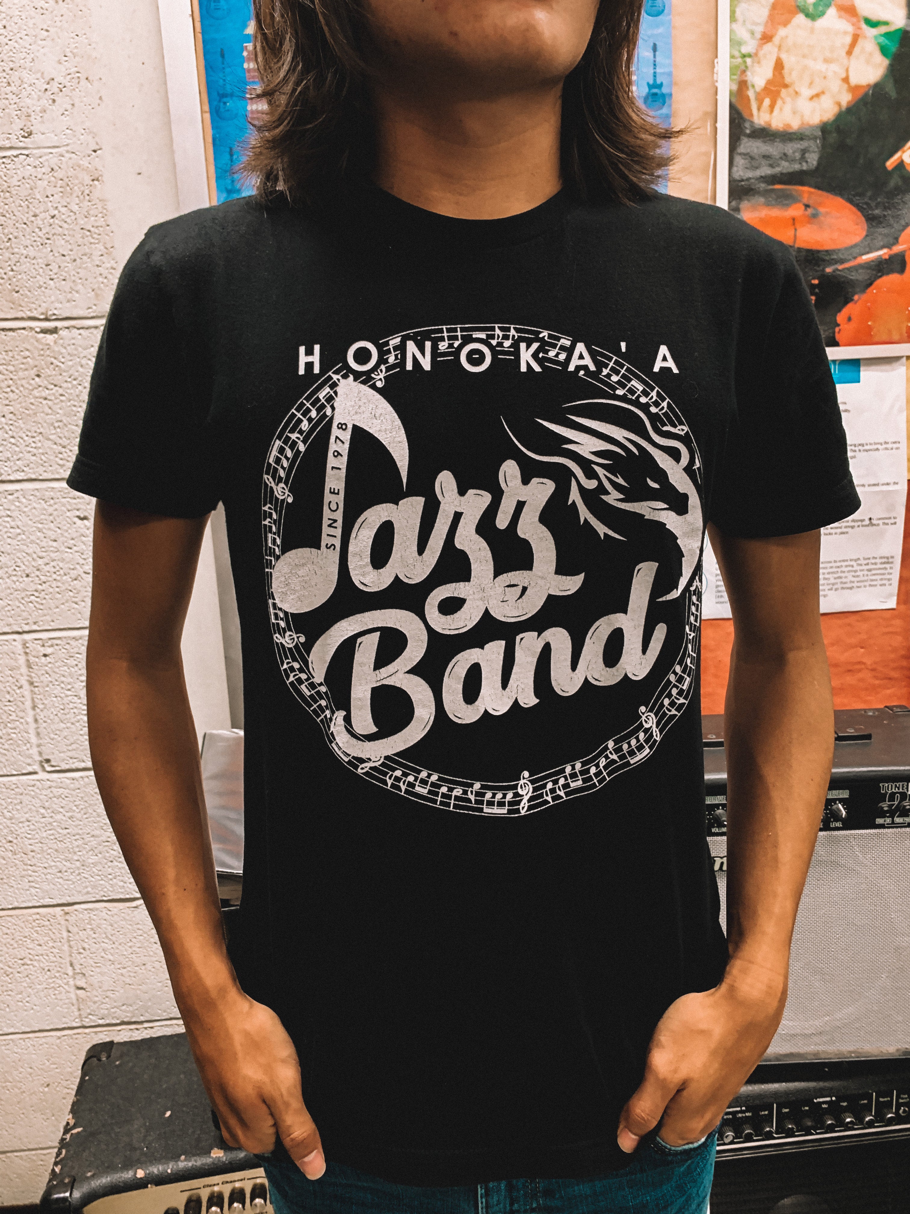 Jazz Band Unisex Tee (Black) | Honoka'a High School Jazz Band